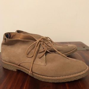 Tommy Hilfiger Beige Fall Booties